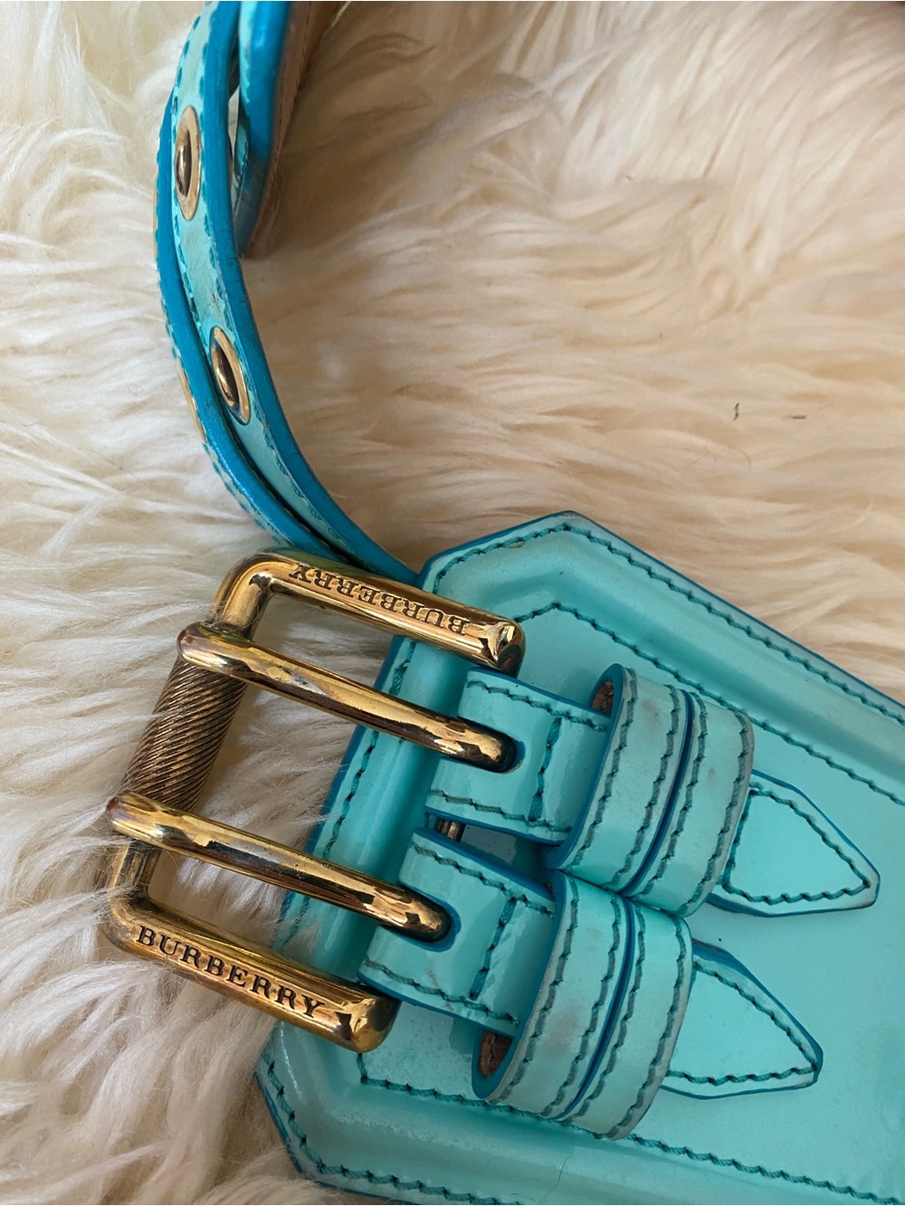 Burberry leather belt - Picture 4 of 11